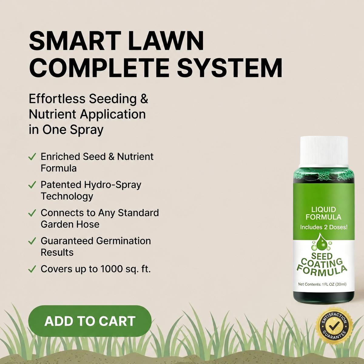 🔥Last Day 80% OFF🌱Hydro Seeding Lawn Solution