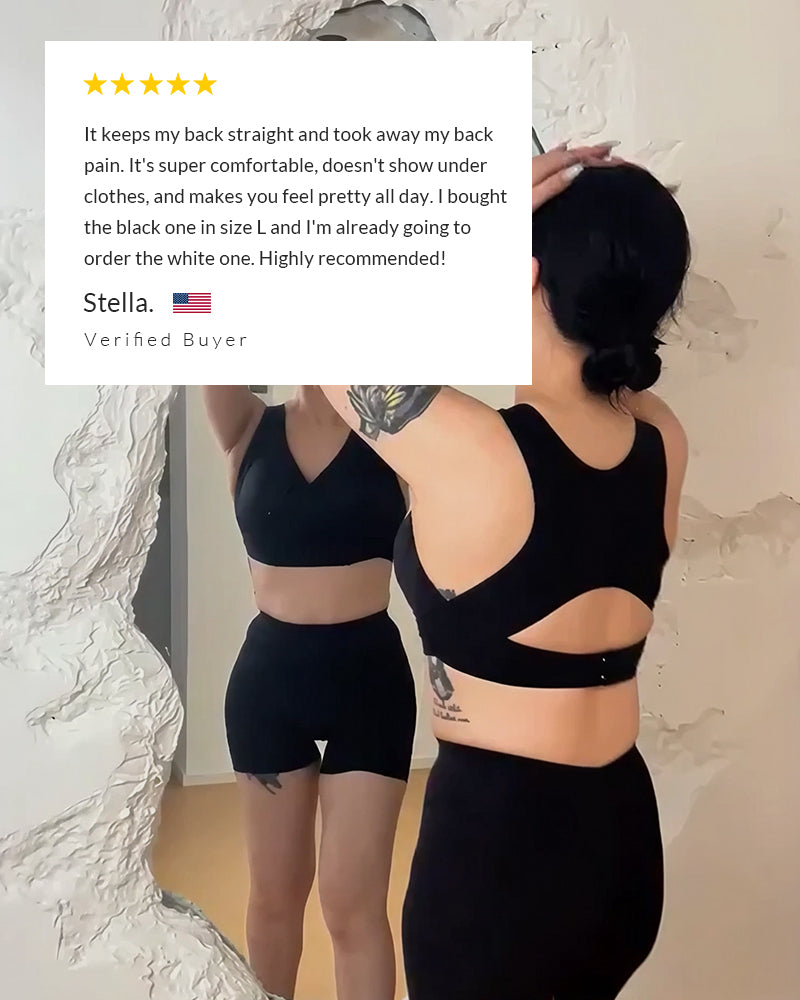 🔥LAST DAY PROMOTION - BUY 1 GET 1 FREE🔥 Front Closure Cross-Back Wireless Posture Bra