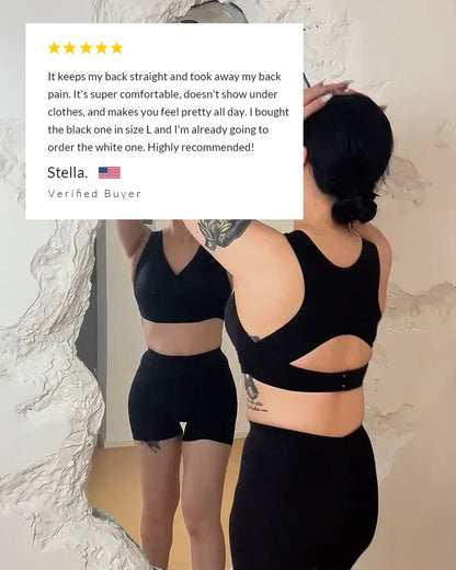 🔥LAST DAY PROMOTION - BUY 1 GET 1 FREE🔥 Front Closure Cross-Back Wireless Posture Bra