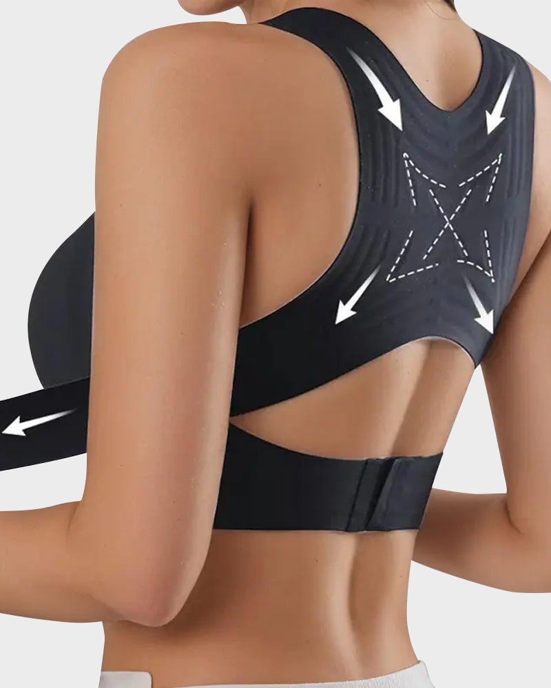 🔥LAST DAY PROMOTION - BUY 1 GET 1 FREE🔥 Front Closure Cross-Back Wireless Posture Bra