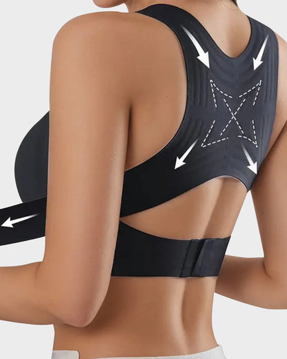 🔥LAST DAY PROMOTION - BUY 1 GET 1 FREE🔥 Front Closure Cross-Back Wireless Posture Bra