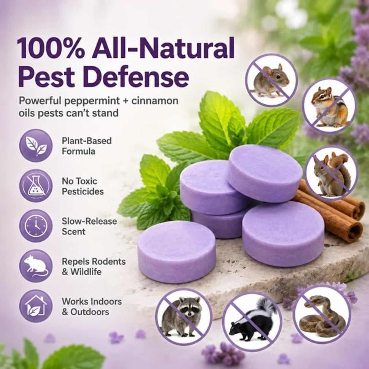 💥BUY 1 GET 1 FREE💥All-Natural Pest & Rodent Repellent Pucks